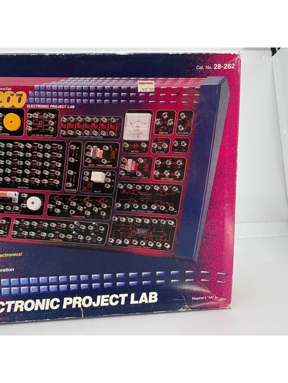 Science Fair Vintage 200 In One Electronic Project Lab 28-262 Manual Wire